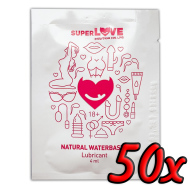 Superlove Natural Waterbased Lubricant 50x4ml - cena, srovnání