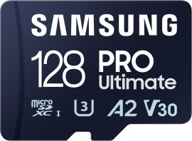 Samsung Micro SDXC PRO Ultimate + SD adaptér 128GB