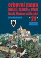 Erbovní mapa hradů, zámků a tvrzí Čech, Moravy a Slezska 21 - cena, srovnání