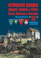 Erbovní mapa hradů, zámků a tvrzí Čech, Moravy a Slezska 22 - cena, srovnání