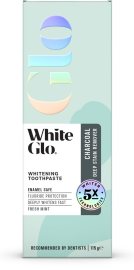 White Glo Charcoal Deep Stain Remover Whitening Toothpaste 115g