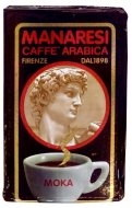 Manaresi Italian Moca mletá káva 250g - cena, srovnání