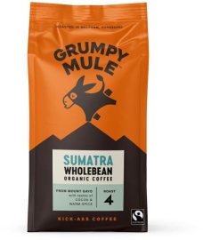 Grumpy Mule BIO Sumatra SCA 84 zrnková 200g
