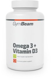 Gymbeam Omega 3 + Vitamín D3 90tbl