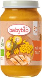 Babybio Bio sladká kukurica s farmárskym kuracím mäsom 200g