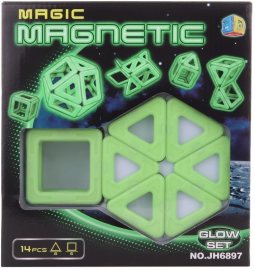 Lamps Magnetická stavebnica 14ks svietiaca