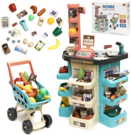 Ikonka Pokladňa v supermarkete + mincový vozík