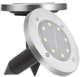 AFF 4142 Záhradná solárna lampa 8 LED s odpudzovačom krtkov 2 ks