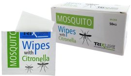 Trixline Vlhčené repelentné obrúsky s citronelou, 50ks