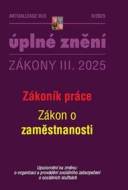 Aktualizace III/3 2025 Zákoník práce, zaměstnanost - cena, srovnání