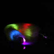 Ouch! Light-up Fox Tail with Metal Butt Plug - cena, srovnání