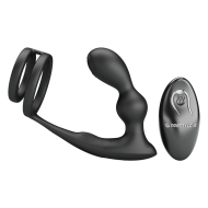 Pretty Love Marshall Penis Ring with Vibrating Anal Plug - cena, srovnání