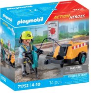 Playmobil 71752 Stavebný robotník so zbíjačkou - cena, srovnání