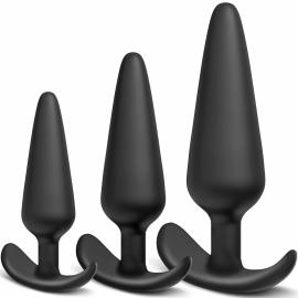 Superlove Silicone Anal Plug Training Set for Beginners & Advanced
