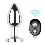 Kiotos Vibrating Aluminium Buttplug Medium - cena, srovnání