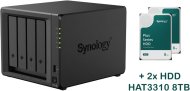 Synology DS925+2xHAT3310-8T - cena, srovnání