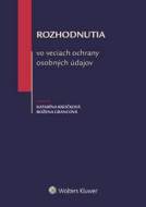 Rozhodnutia vo veciach ochrany osobných údajov - cena, srovnání