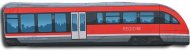 Impar Plyšový vláčik Desiro - červený - cena, srovnání