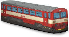 Impar Plyšový vláčik 810 - červený