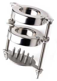 Master Series Stainless Steel Spiked CBT Ball Stretcher & Crusher