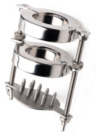 Master Series Stainless Steel Spiked CBT Ball Stretcher & Crusher - cena, srovnání