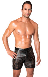 Noir Handmade H077 Mayhem Biker Shorts