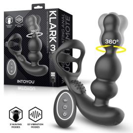 Intoyou Klark Waving & Vibrating Plug with Remote