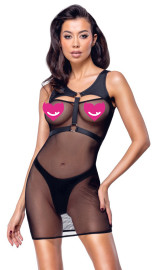 Cottelli Net Mini Dress & Thong Set