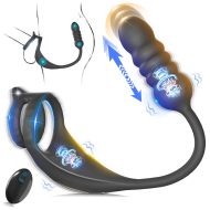 Superlove Dual Vibrating Cock Ring & Thrusting Prostate Massager - cena, srovnání