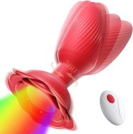 Superlove Rose Glowing 360 Rotating & Vibrating Anal Plug - cena, srovnání