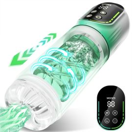 Superlove 5in1 Powerful Sucking, Licking, Thrusting, Rotating & Vibrating Masturbator