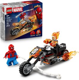 Lego Super Heroes 76335 Spider-Man vs. Ghost Rider na motorke